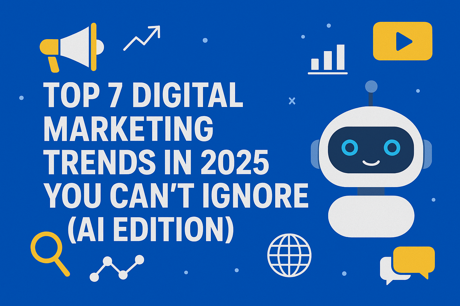 Top 7 Digital Marketing Trends in 2025 You Can’t Ignore (AI Edition) 🤖